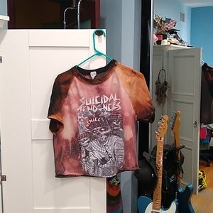 customized suicidal tendencies band tee